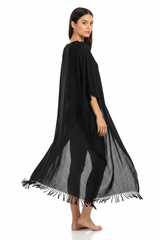 Black Kimono - Back View