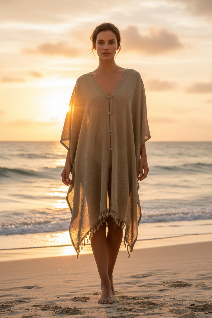 Desert Tide — Sunset Almond | Golden-Hour Lifestyle