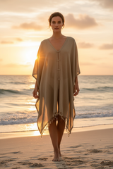 Desert Tide — Sunset Almond | Golden-Hour Lifestyle