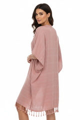 Dusty Rose – Image 3 – Back Over-Shoulder Pose
