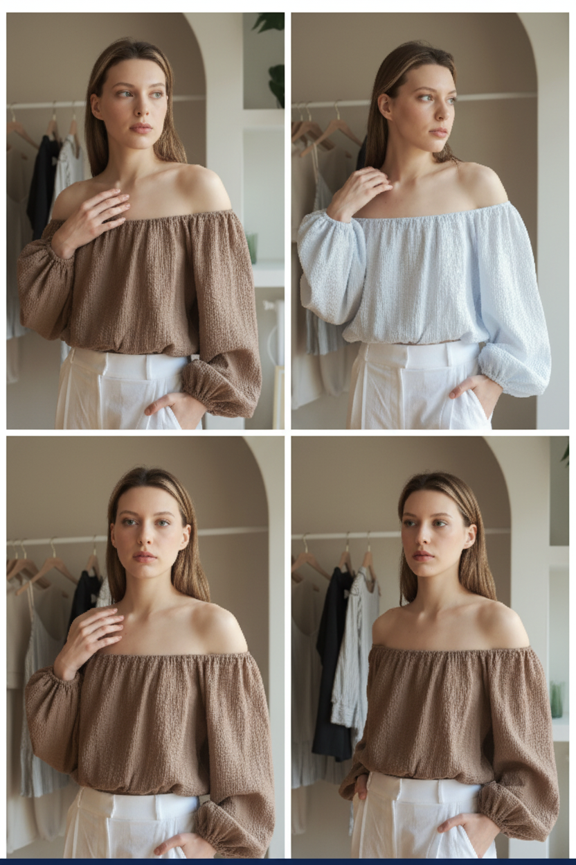 Soft Cocoa Taupe – Three-Quarter Editorial