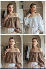 Soft Cocoa Taupe – Three-Quarter Editorial