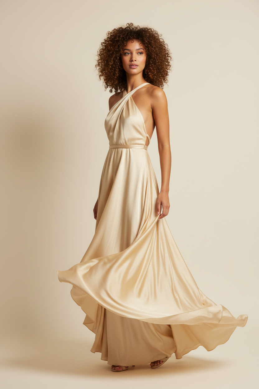 Champagne Cream - Editorial Fashion Pose