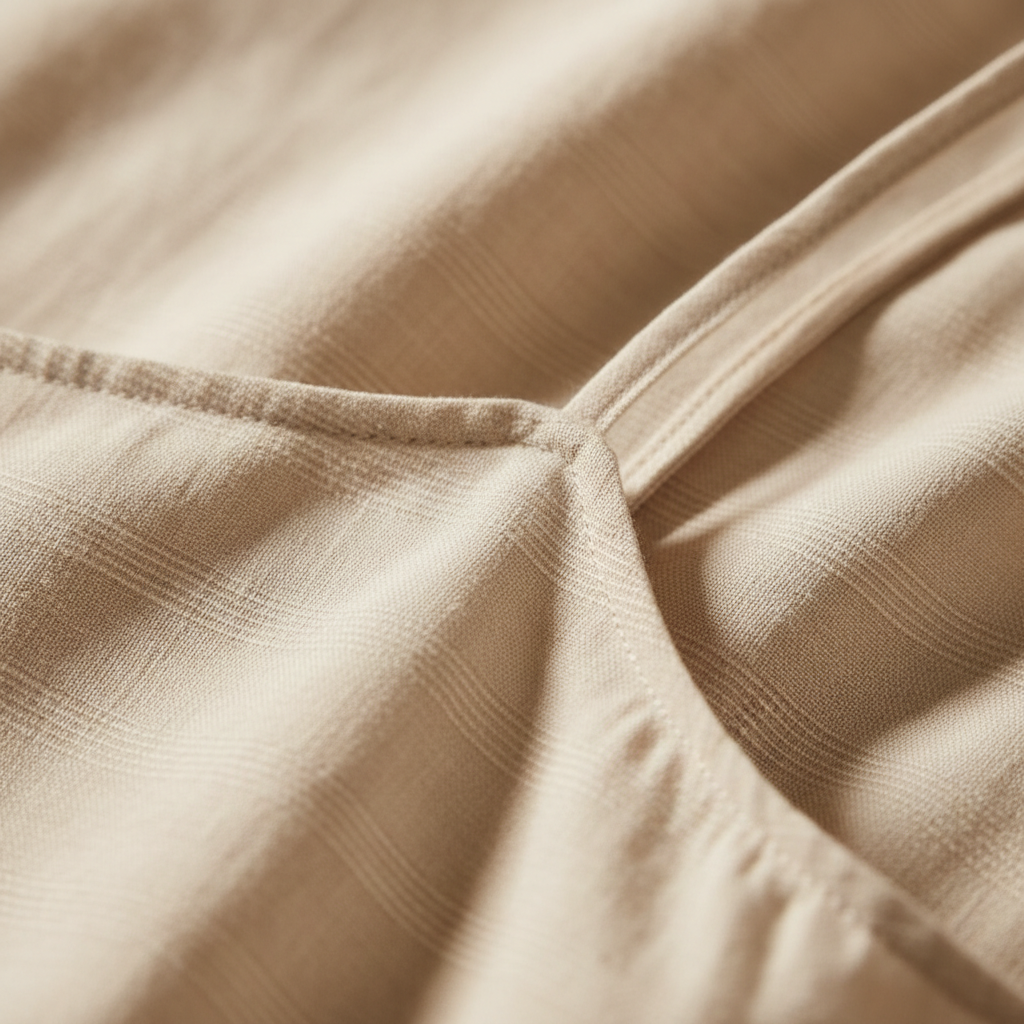 Luxury Textured Maxi Slip Dress in Soft Ivory Cream - Fabric Detail