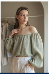 Muted Olive Mist – Three-Quarter Editorial