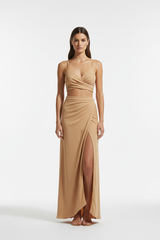 Warm Sand Beige – Front Full-Body