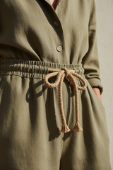 Soft Olive Stone - Close-Up Detail