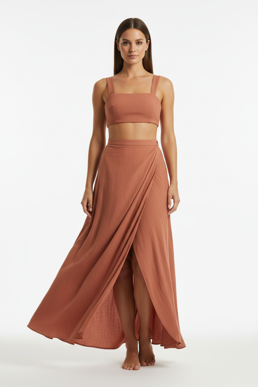 Dusty Terracotta – Front Full-Body