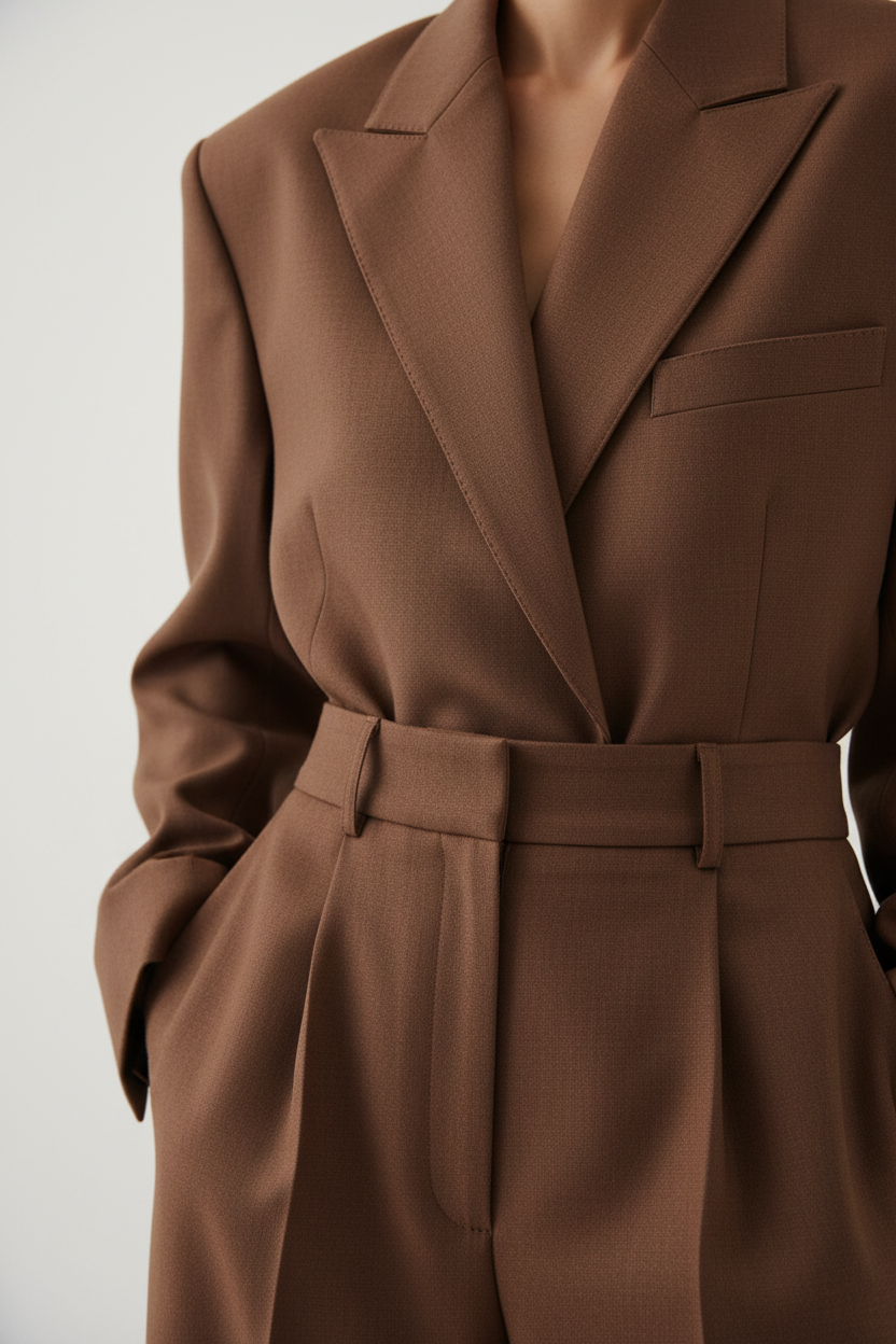 Dusty Cocoa Brown – Fabric Detail