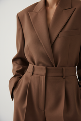 Dusty Cocoa Brown – Fabric Detail