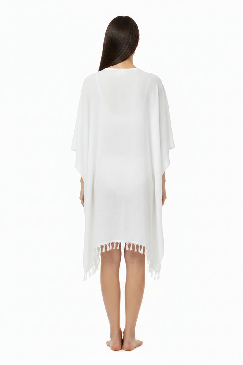 White Kaftan - Back View