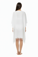 White Kaftan - Back View
