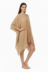 Beige Kaftan - Three Quarter View