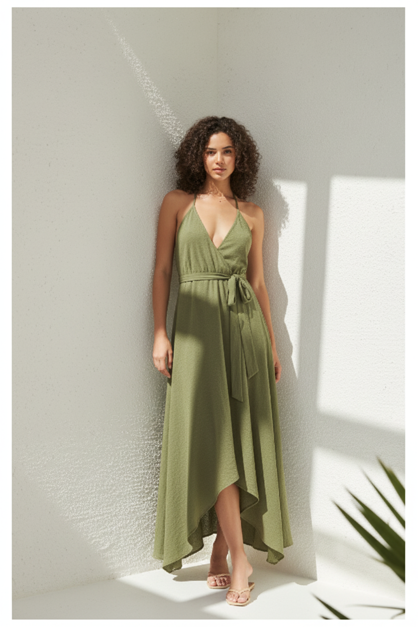 Dusty Olive - Front Full-Body