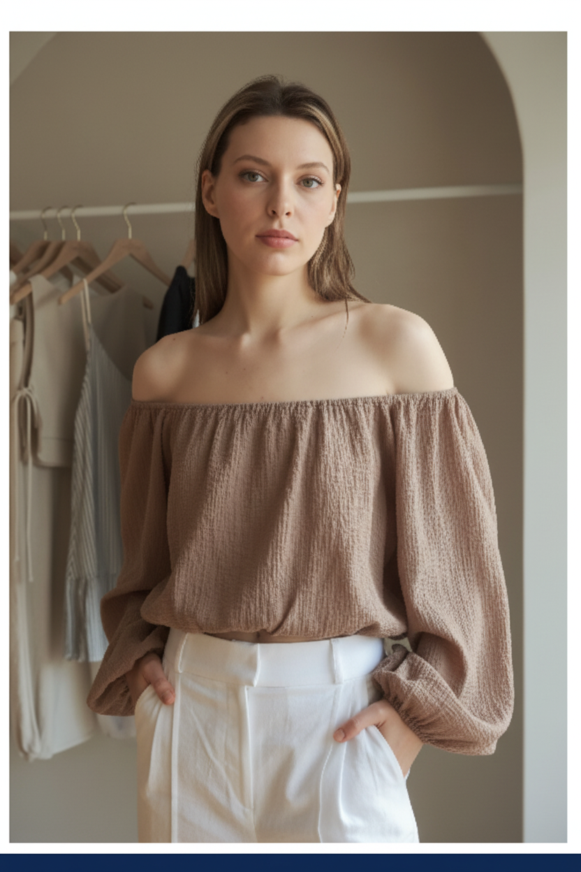 Soft Cocoa Taupe – Front Full-Body