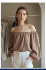 Soft Cocoa Taupe – Front Full-Body
