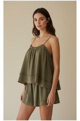 Dusty Olive – Three-Quarter Editorial
