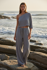 Luxury Coastal Resort Set in Ocean Stone Grey - Front Full Body
