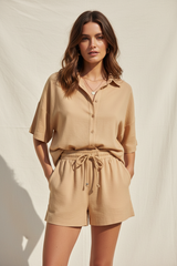 Warm Sand Beige - Front Full-Body