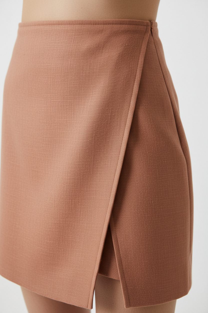 Dusty Terracotta Nude – Fabric Detail