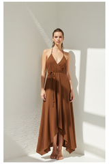 Warm Cocoa Brown - Front Full-Body