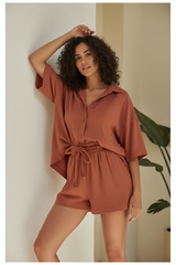 Dusty Terracotta - Editorial Pose