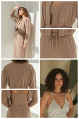 Soft Taupe Nude - Close-Up Detail