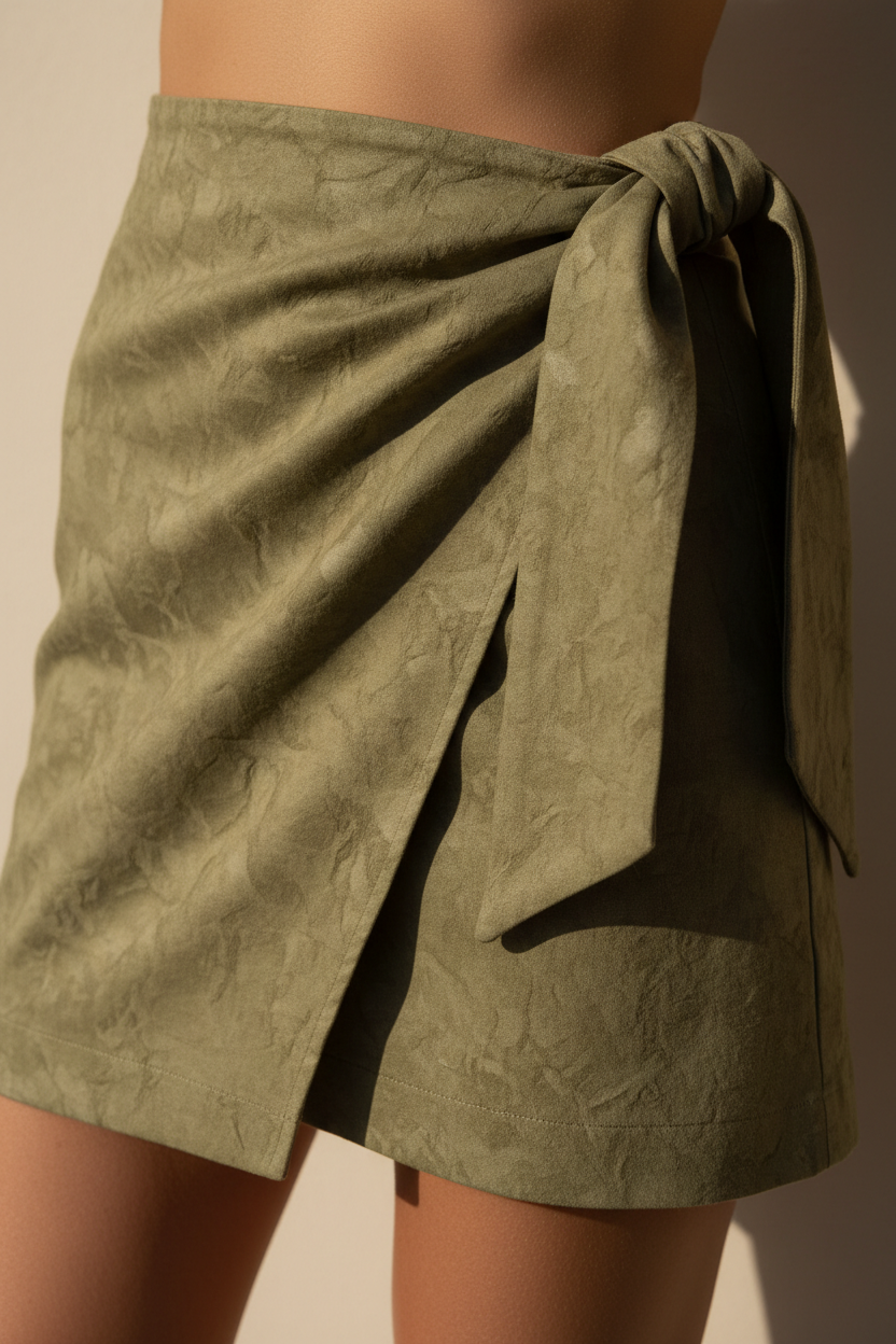 Muted Olive Stone – Fabric Detail