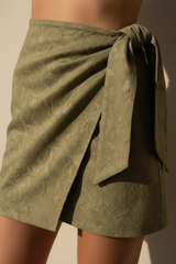 Muted Olive Stone – Fabric Detail