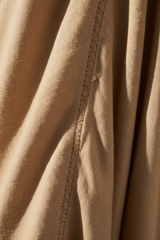 Luxury Resort Kaftan in Seashell Beige - Fabric Detail