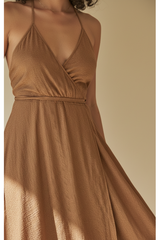 Warm Cocoa Brown - Close-Up Detail