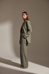 Muted Olive Grey – Side Angle