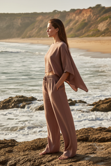 Luxury Coastal Resort Set in Dusty Cocoa Nude - Side Standing