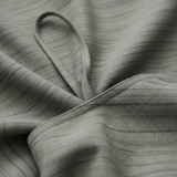 Luxury Textured Maxi Slip Dress in Muted Sage Stone - Fabric Detail