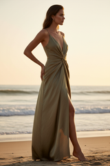 Muted Olive Gold – Side Angle