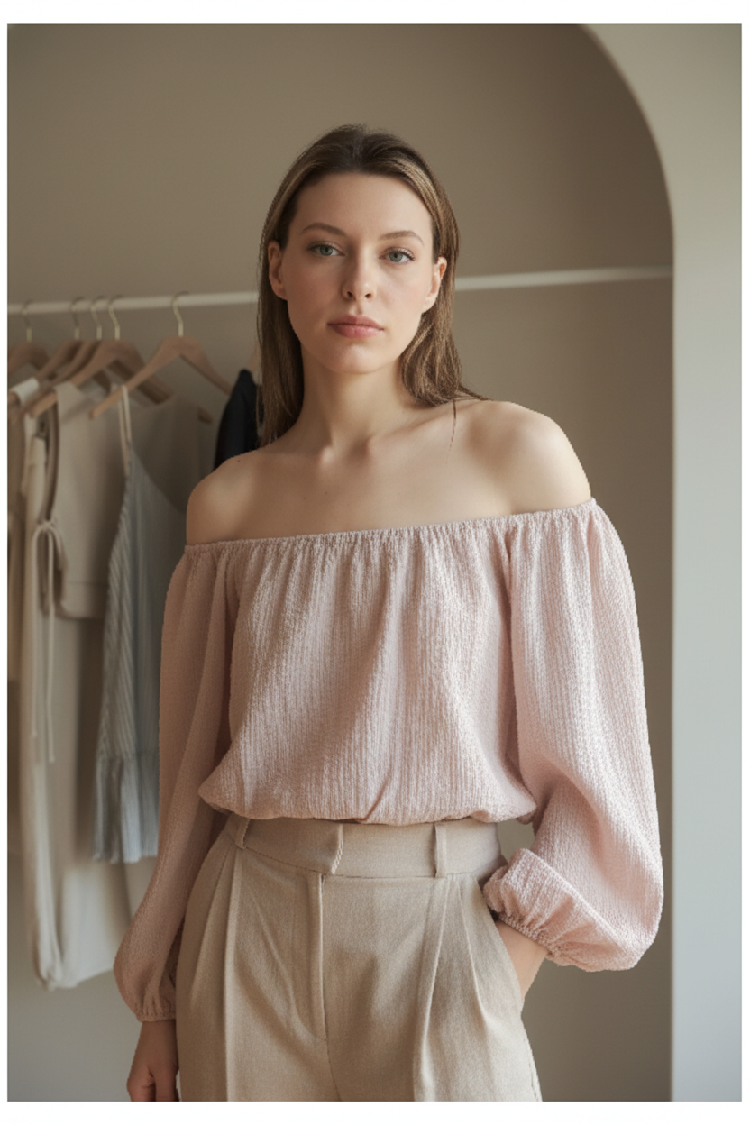 Dusty Rose Nude – Front Full-Body