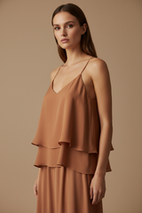 Terracotta Nude – Three-Quarter Editorial