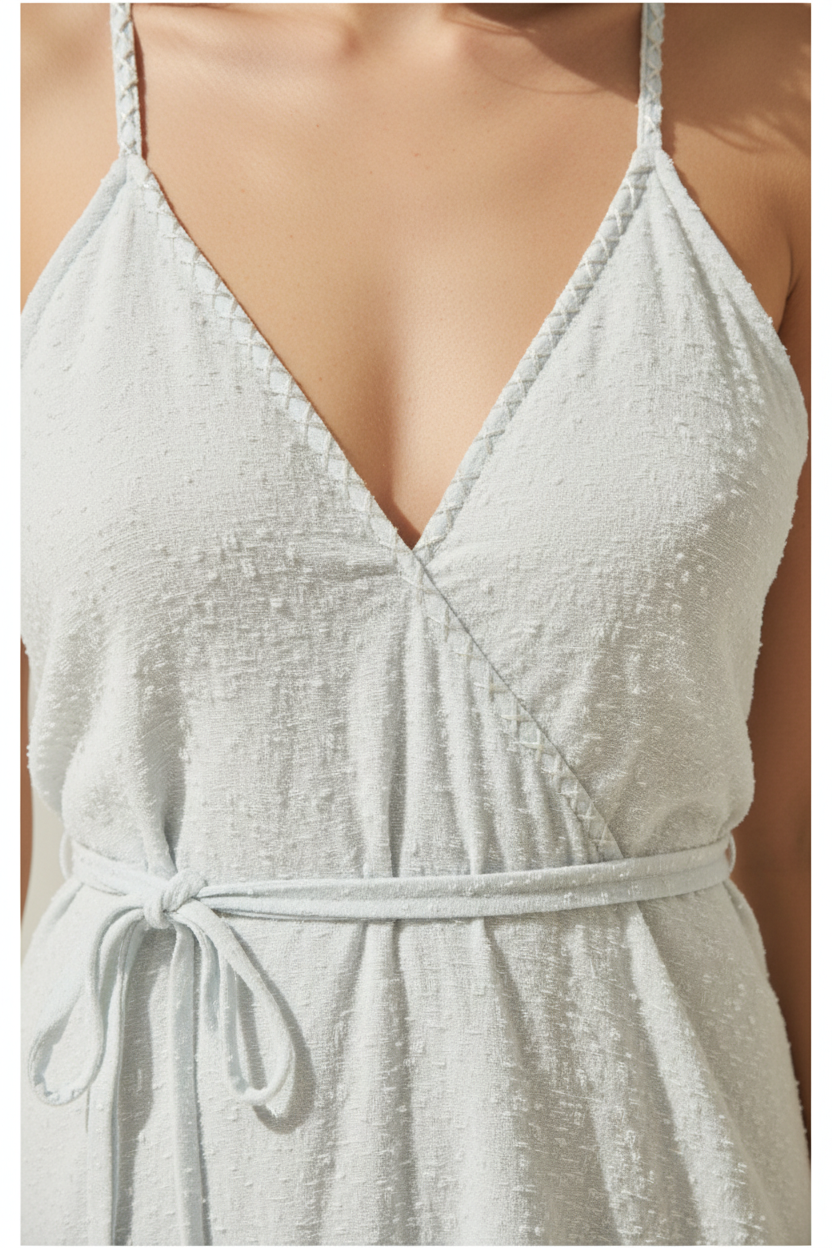 Ivory White - Close-Up Fabric Detail