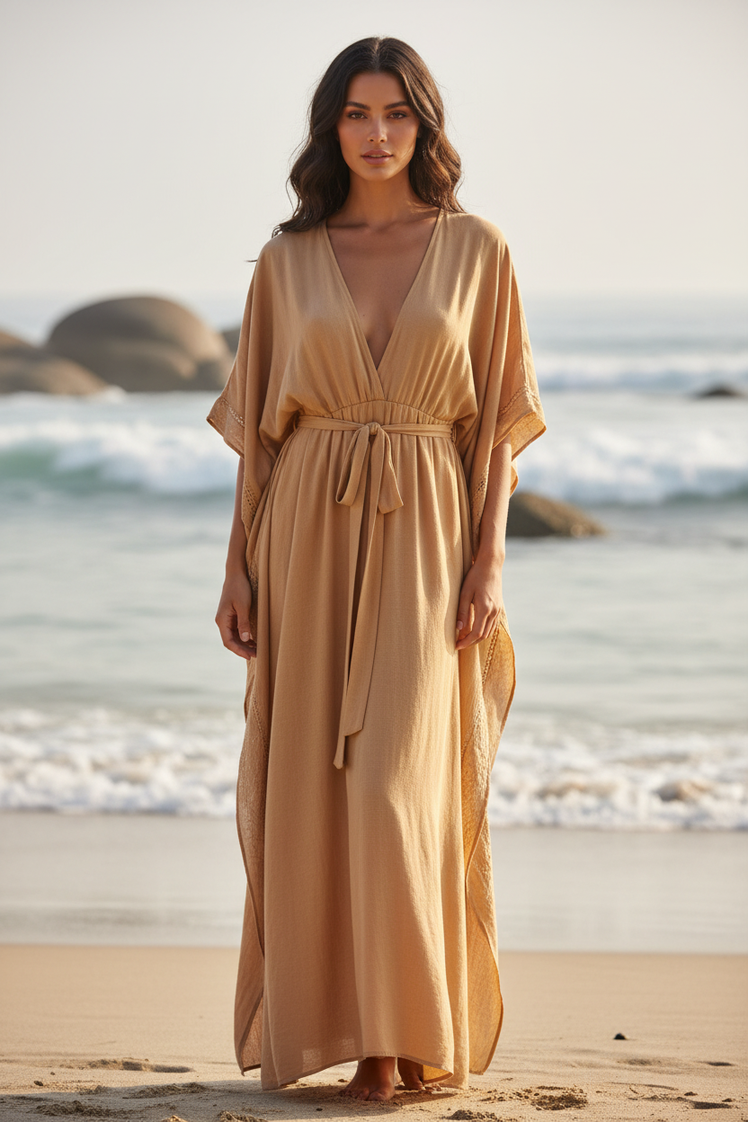 Warm Sand Beige - Front Full-Body