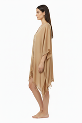 Beige Kaftan - Side View