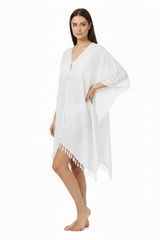 White Kaftan - Three Quarter View