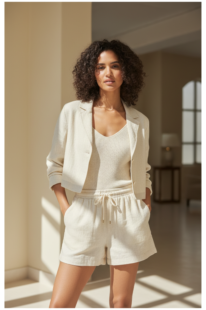 Ivory Linen - Three-Quarter Editorial