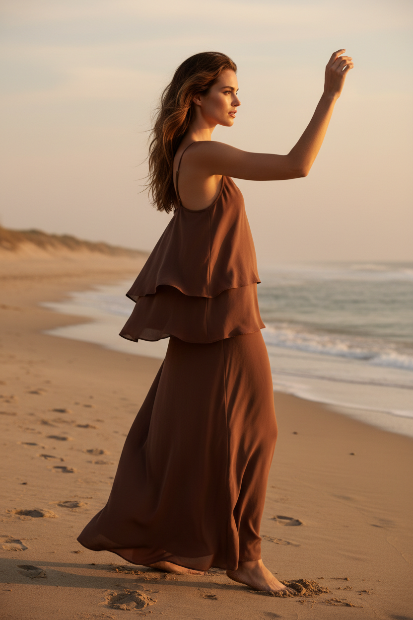 Soft Cocoa Brown – Side Angle