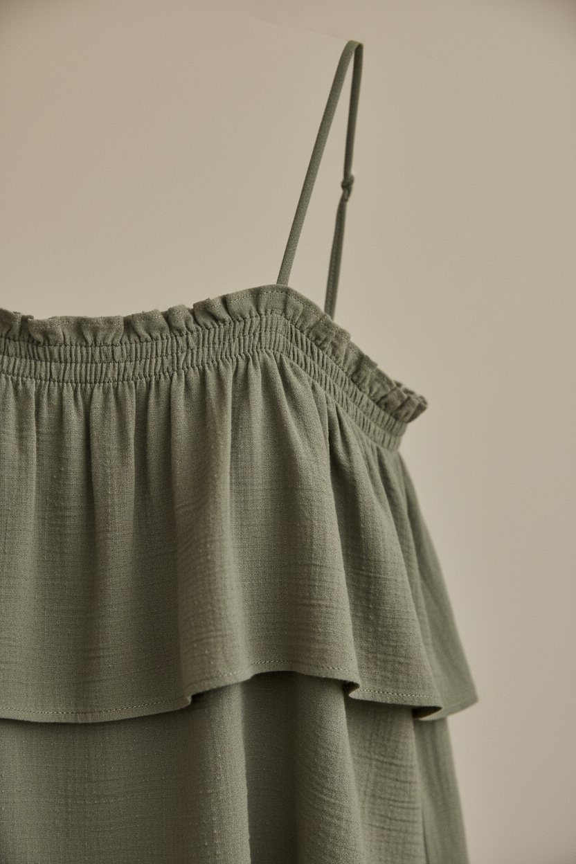 Dusty Olive – Fabric Detail