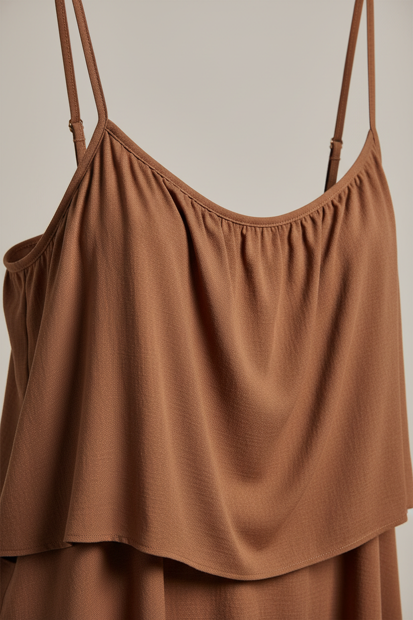 Soft Cocoa Brown – Fabric Detail