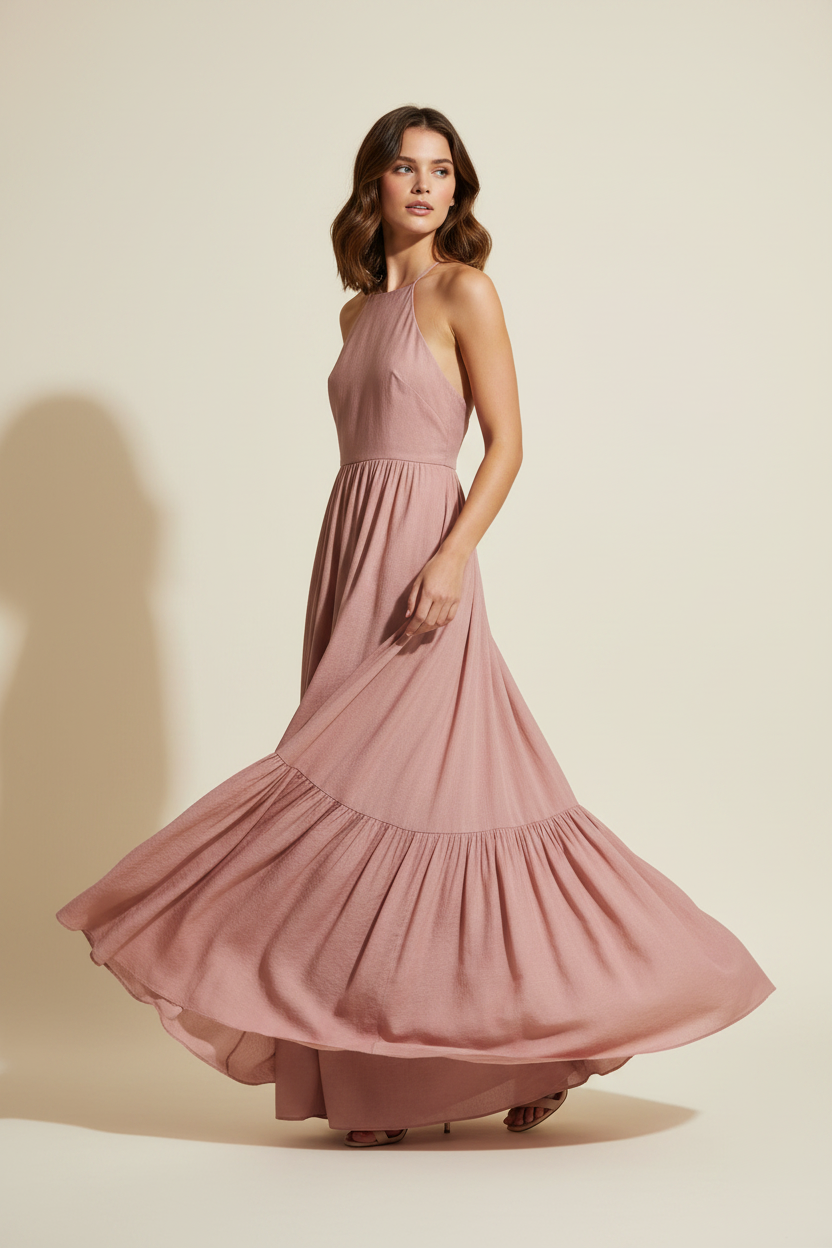 Dusty Rose - Editorial Fashion Pose