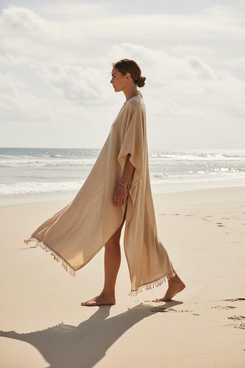 Ivory Tide Beachwear — Oversized Beach Kaftan