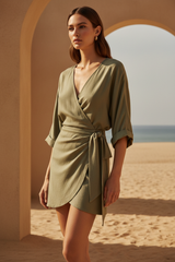 Muted Olive Stone – Three-Quarter Editorial