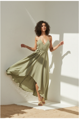 Dusty Olive - Editorial Pose