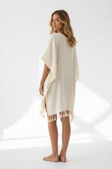Ivory White – Bonus Image 1 – Back Over-Shoulder Pose